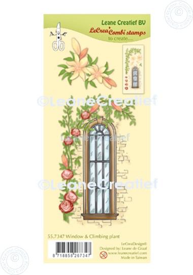 Image sur LeCreaDesign® tampon clair à combiner Fenêtre avec plante grimpante