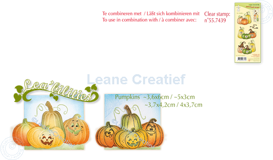 Picture of Lea’bilitie® Pumpkins cut and embossing die