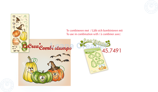 Picture of LeCreaDesign® combi clear stamp Pumpkins