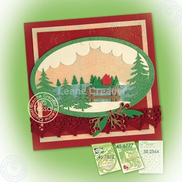 Afbeeldingen van diorama Christmas colorfull card