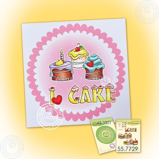 Picture of I love cake stamp