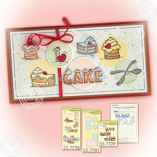 Image sur I love cake stamp