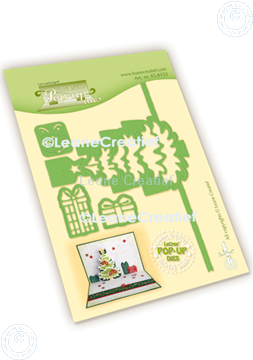 Afbeeldingen van Lea’bilitie® Pop-Up Kerstboom snij en embossing mal