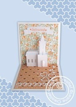 Image de Pop-up Church wedding card