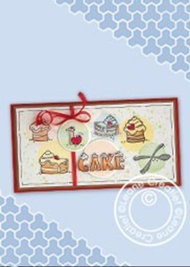 Image sur I love cake stamp