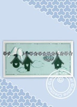 Afbeeldingen van Birdhouses wedding card