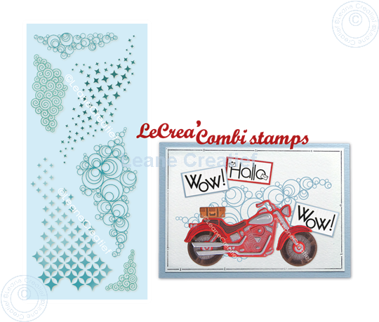 Afbeelding van LeCreaDesign® deco clear stamp Structuren 6.