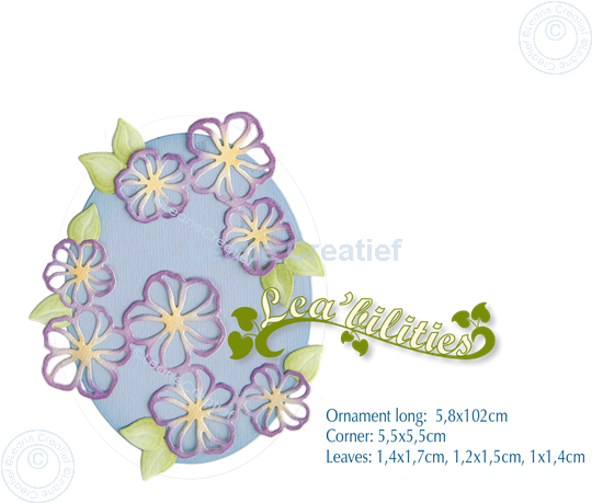 Image sur Lea’bilitie® Ornements de Fleurs matrice pour découper                 