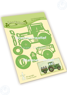 Afbeeldingen van Lea’bilitie® Tractor snij en embossing mal