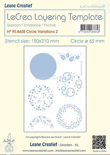 Afbeelding van Layering template Cirkel variaties nº 2