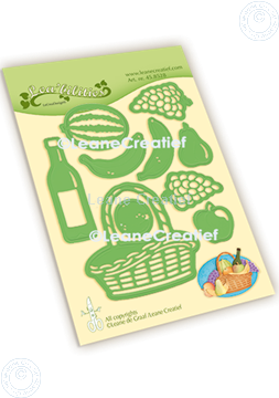 Afbeeldingen van Lea’bilitie® Fruit en picknick mand snij en embossing mal