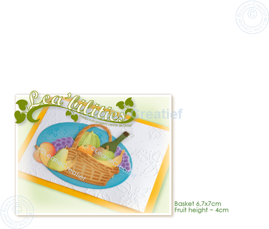 Picture of Lea’bilitie® Fruit picnic basket cut and embossing die