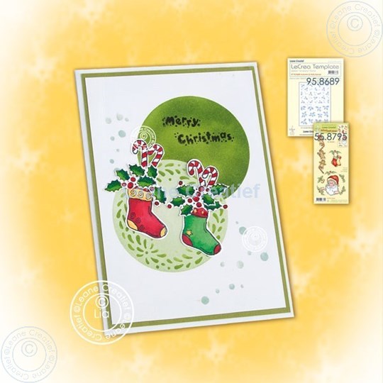 Afbeelding van Stockings Christmas stamp