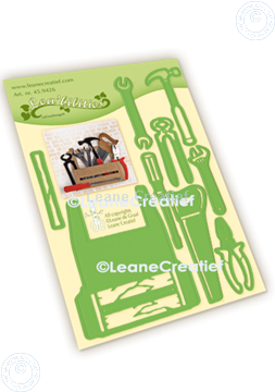 Afbeeldingen van Lea’bilitie® Gereedschap met kist snij en embossing mal