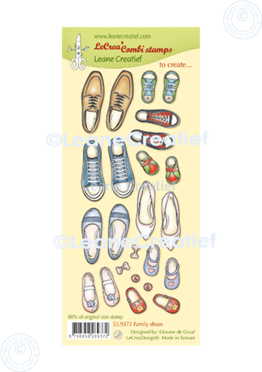 Bild von LeCreaDesign® Silikon Kombi Stempel Schuhe