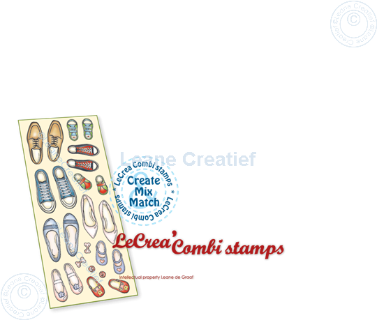 Bild von LeCreaDesign® Silikon Kombi Stempel Schuhe