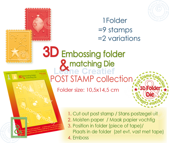 Image sur 3D gaberit de gaufrage & matrice pour découper, Timbres de Noël 3x4cm, 9 motifs